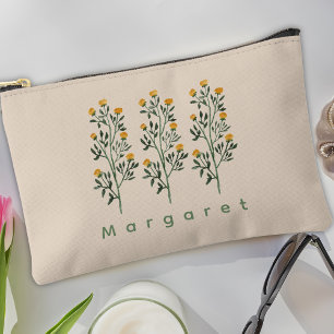 Beige wilde bloemen elegant boho trendy etui