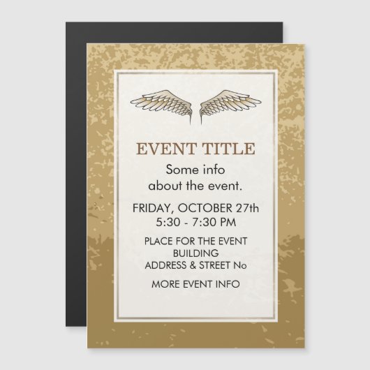 Beige wings (Voorkant / Achterkant)