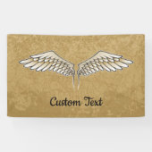 Beige Wings Banner (Horizontaal)