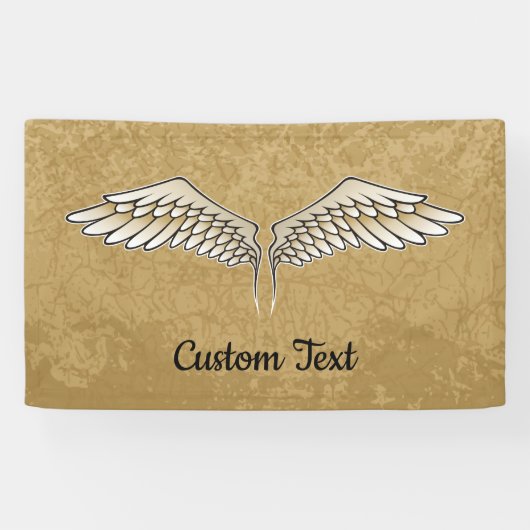 Beige Wings Banner (Horizontaal)