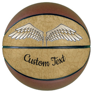 Beige Wings Basketball Basketbal