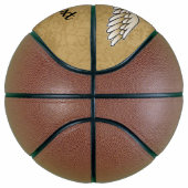 Beige Wings Basketball Basketbal (Rechts)