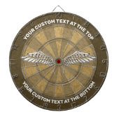 Beige Wings Dart Board Dartbord (Voorkant)
