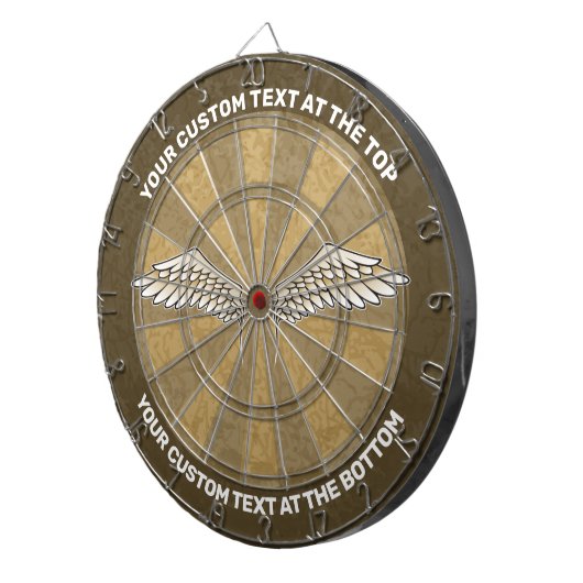 Beige Wings Dart Board Dartbord (Voorkant Rechts)