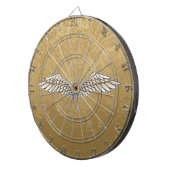 Beige wings dartbord (Voorkant Rechts)