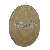 Beige wings dartbord (Voorkant Links)