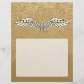 Beige wings flyer (Achterkant)