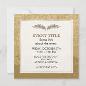 Beige wings kaart (Achterkant)