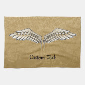 Beige Wings Kitchen Towel Theedoek (Horizontaal)