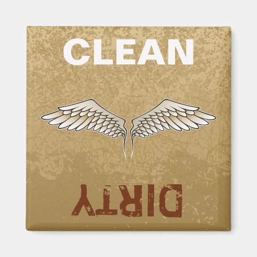 Beige Wings Magnet (Voorkant)