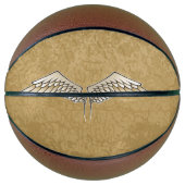 Beige wings mini basketbal (Voorkant)