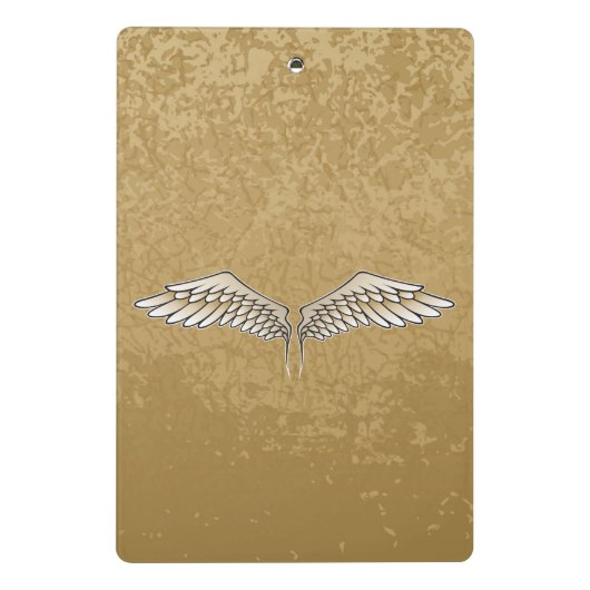 Beige wings mini klembord (Achterkant)