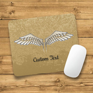 Beige Wings Muismat