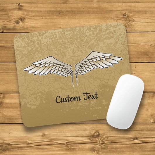 Beige Wings Muismat