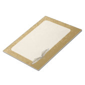 Beige wings notitieblok (Schuin)