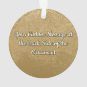 Beige Wings Ornament (achterkant)