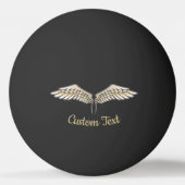 Beige Wings Ping Pong Ball (Voorkant)