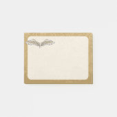 Beige wings post-it® notes (Voorkant)