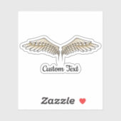 Beige Wings Sticker (Vel)