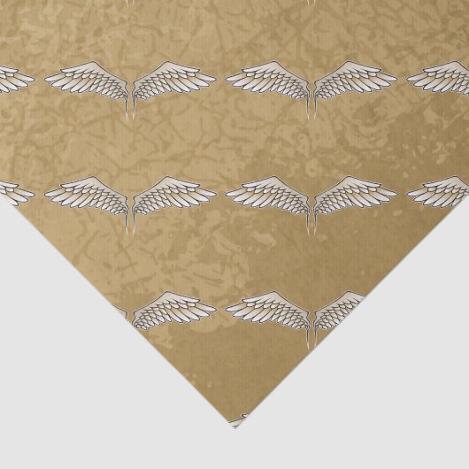 Beige wings tissuepapier (Detail)