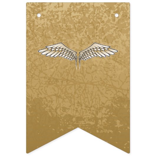 Beige wings vlaggetjes (Tweede vlag)