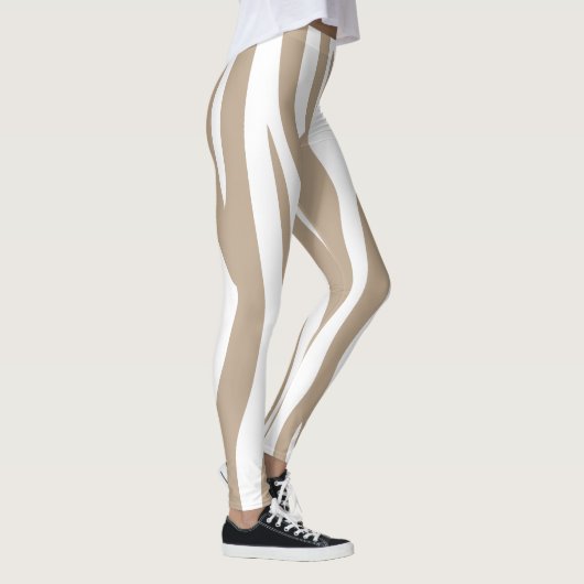 beige wit leggings (Rechts)