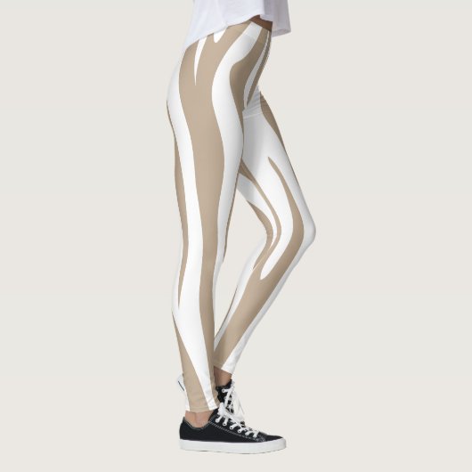 beige wit leggings (Rechts)