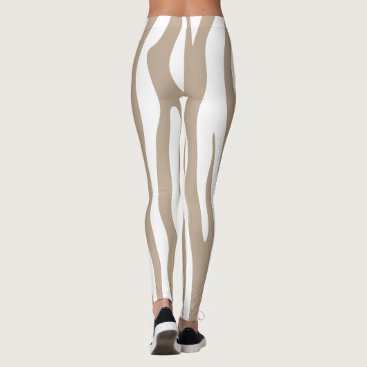 beige wit leggings (Achterkant)