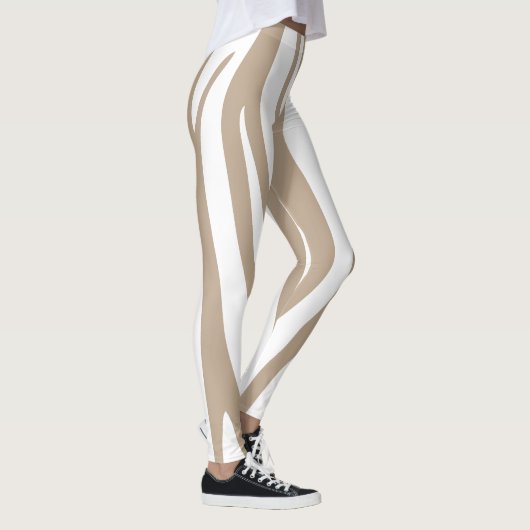beige wit leggings (Rechts)