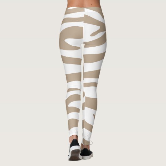 beige wit leggings (Achterkant)