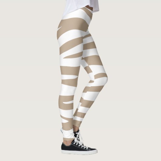 beige wit leggings (Rechts)