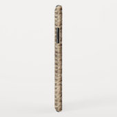 Beige woljumper, effect Case-Mate iPhone case (Achterkant/rechts)