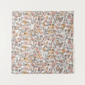 beige woman fun breast wandkleed (Voorkant)