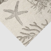 beige zeeleven op Antiek papier (Detail)