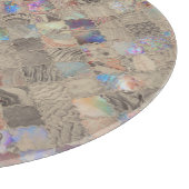 Beige Zeemeerminprint Snijplank (Hoek)