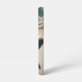 Beige zeesterschelp Tropisch strand Oceaan Samsung Galaxy Hoesje (Linkerkant)