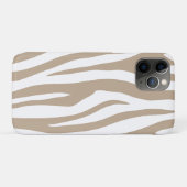 Beige zegel Case-Mate iPhone case (Achterkant (horizontaal))