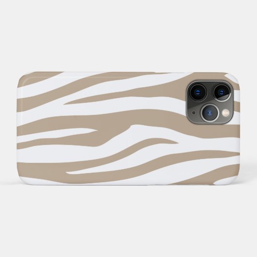 Beige zegel Case-Mate iPhone case (Achterkant (horizontaal))