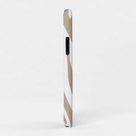 Beige zegel Case-Mate iPhone case (Achterkant/rechts)