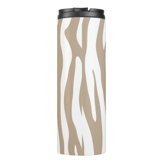 Beige zegel thermosbeker (Achterkant)