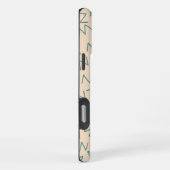 Beige Zig Zag Chic iPhone Hoesje (Rechterkant)