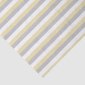 Beige, zilver en witte strepen tissuepapier (Detail)