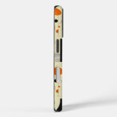 Beige & Zwart Gebalanceerde Geometrische Kunst Tel Case-Mate iPhone Case (Achterkant / Rechts)