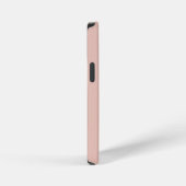 Beige Zwart Modern Bold Typografie iPhone Hoesje (Rechterkant)