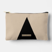 Beige Zwart Modern Minimaal  Etui (Voorkant)