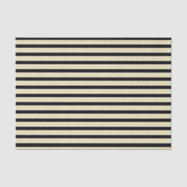 Beige, zwarte en witte strepen tissuepapier