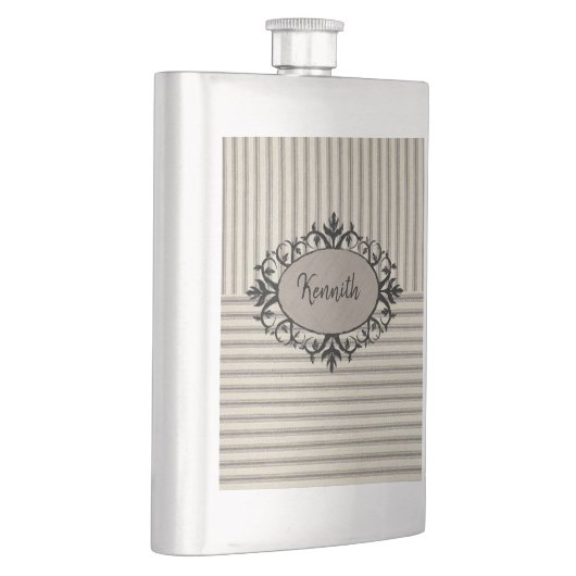 Beige zwarte fles flacon (Rechts)