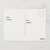 Beige Zwarte Klassieke Bloem Bruiloft Uitnodiging  (Achterkant)