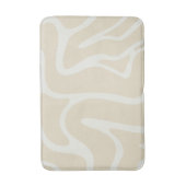 BeigeCream Organic Contemporary Minimalistic Badmat (Voorkant Verticaal)