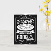 Beignet New Orleans Franse wijk  Kaart (Gele Bloem)